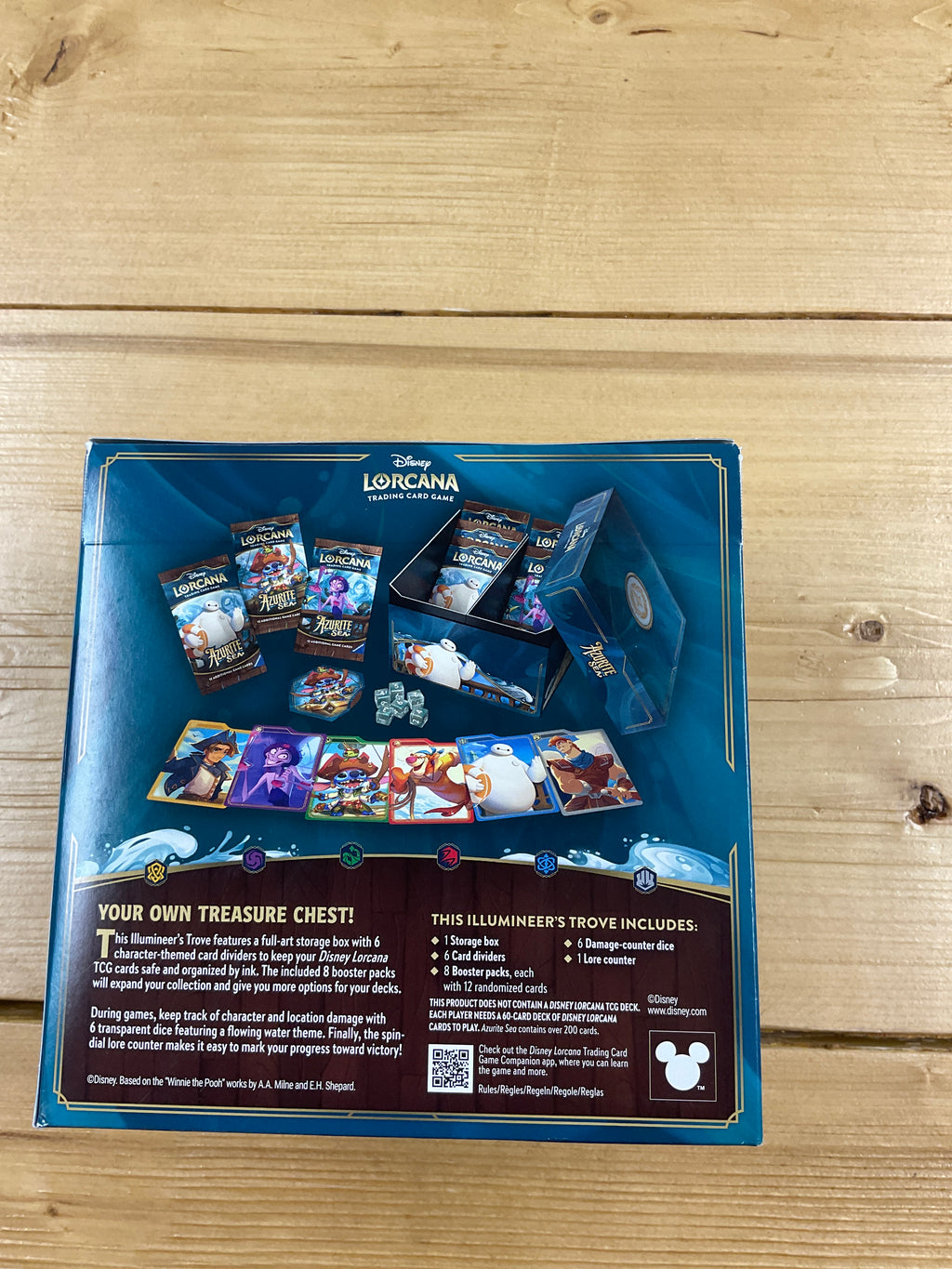 Disney Lorcana  azurite Sea  trove