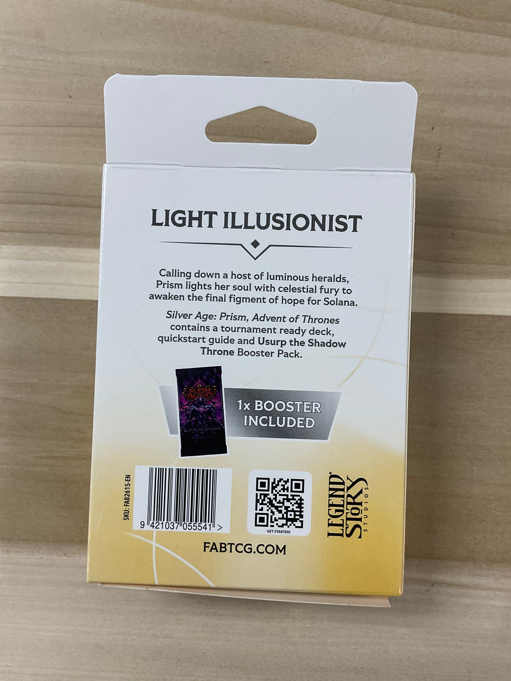 Flesh and Blood silver Âge deck. Prism