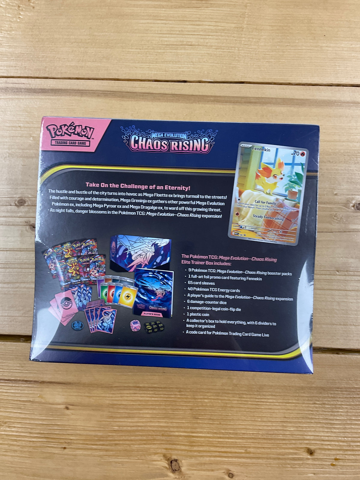 Pokémon  Elite trainer box   Mega évolution  Chaos rising