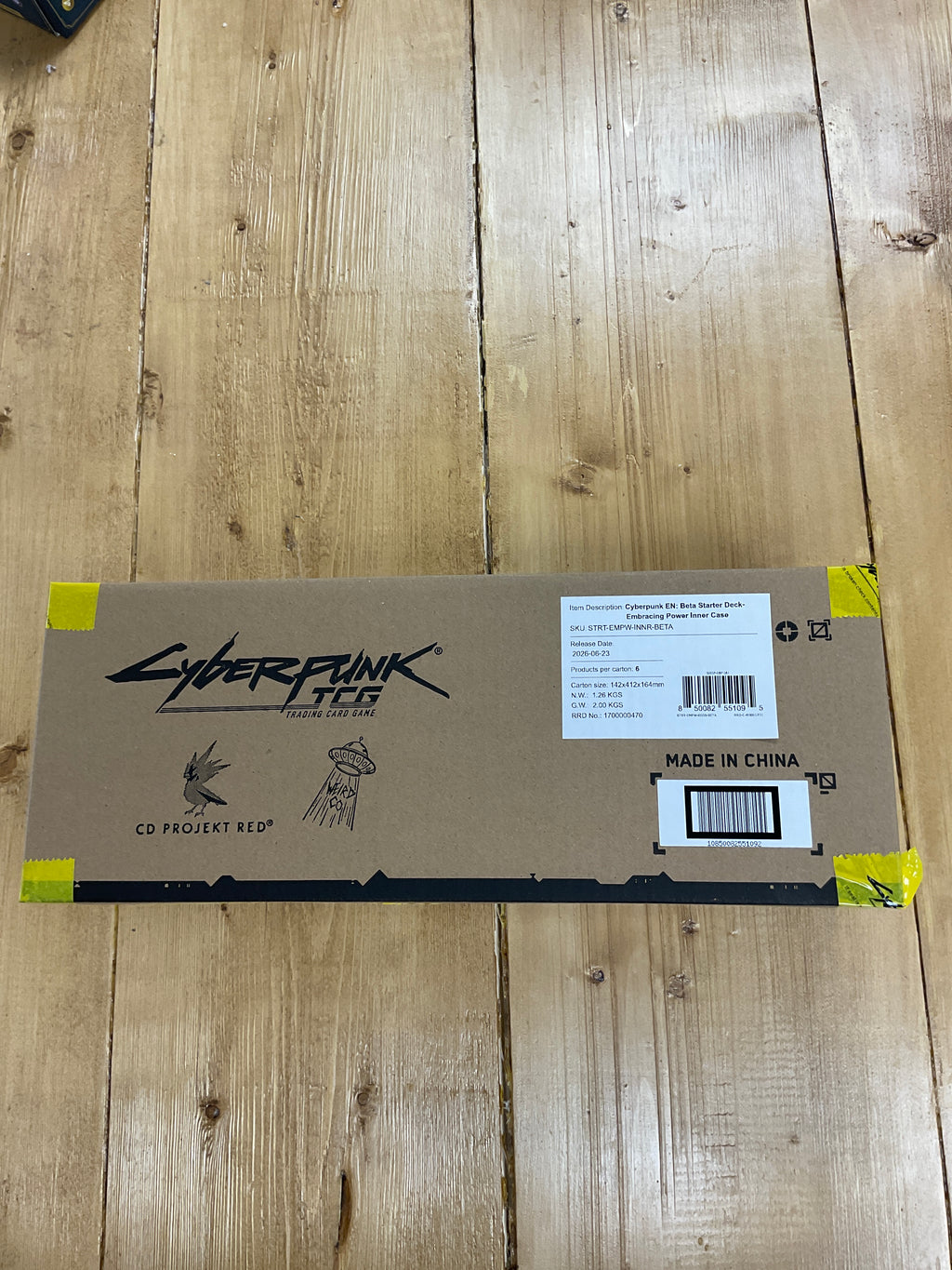 Cyberpunk TCG Bêta Starter Deck Embracing Power Inner case