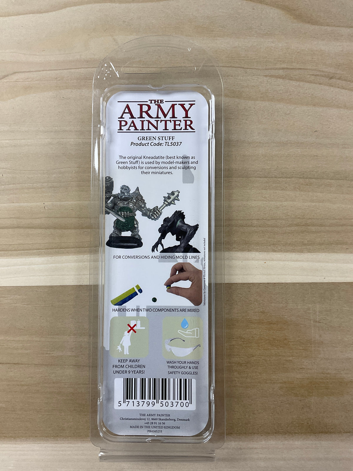 Army painter.  Green stuff