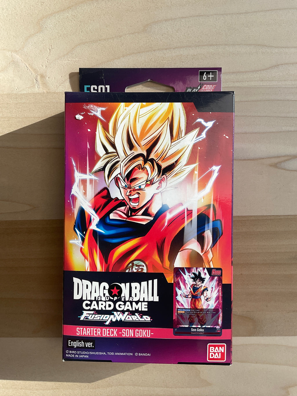 Bandai Dragon Ball fusion World starter deck St01   Son goku