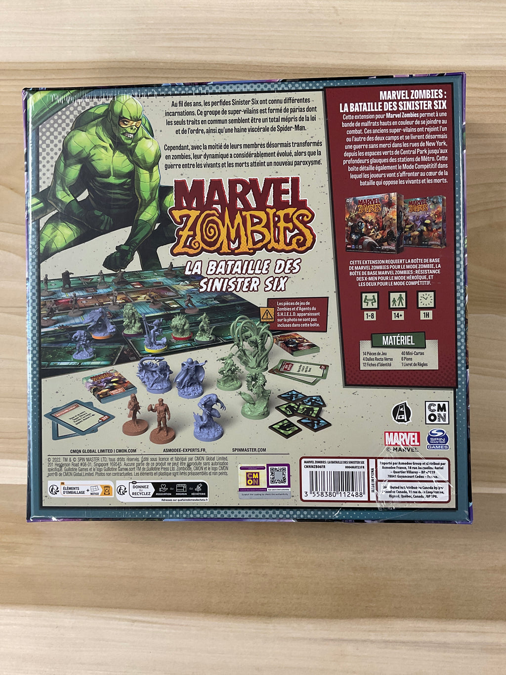 Zombicide Marvel la bataille des sinister six