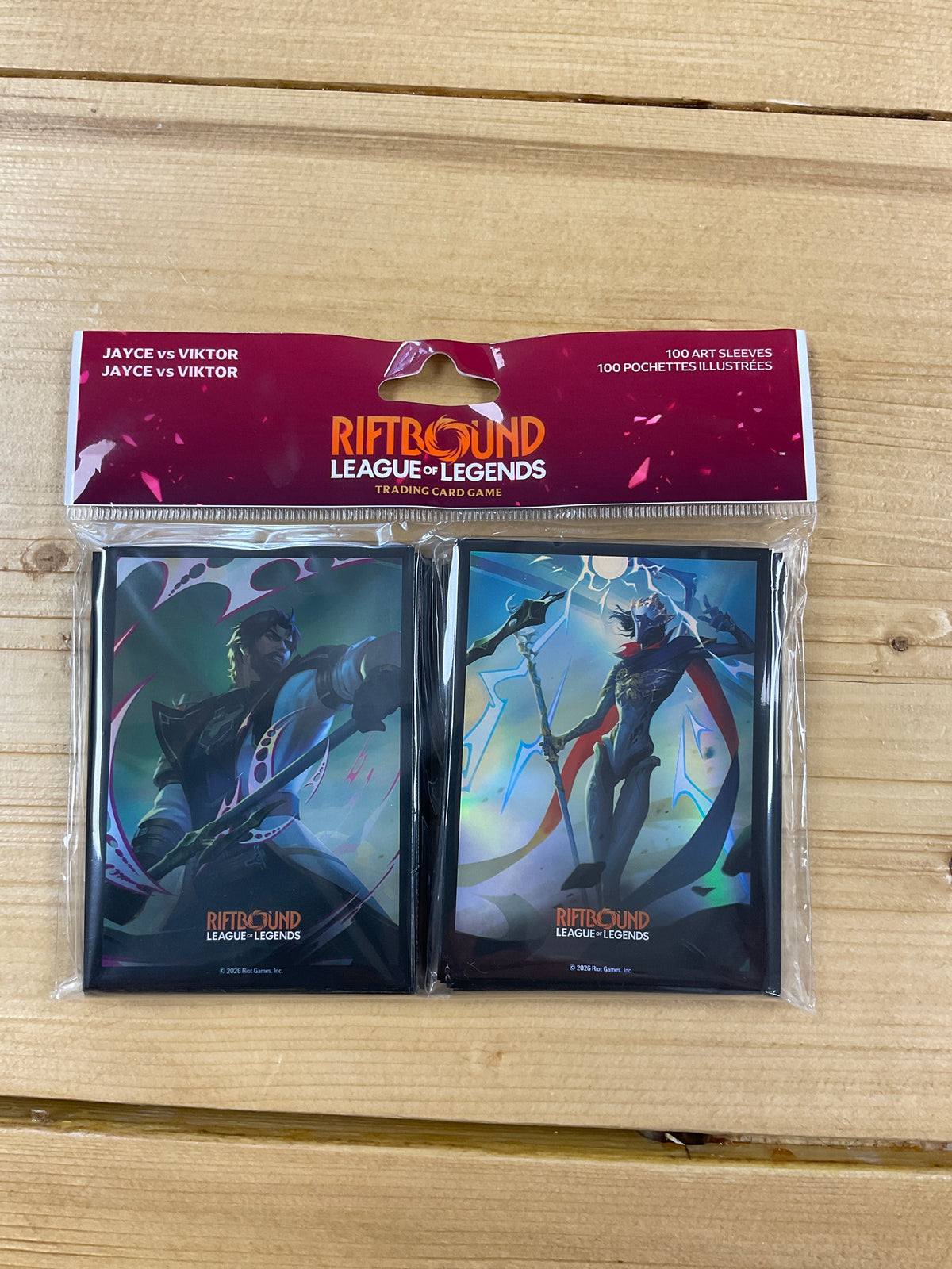 Riftbound league of legends Sleeve Jayce vs Viktor