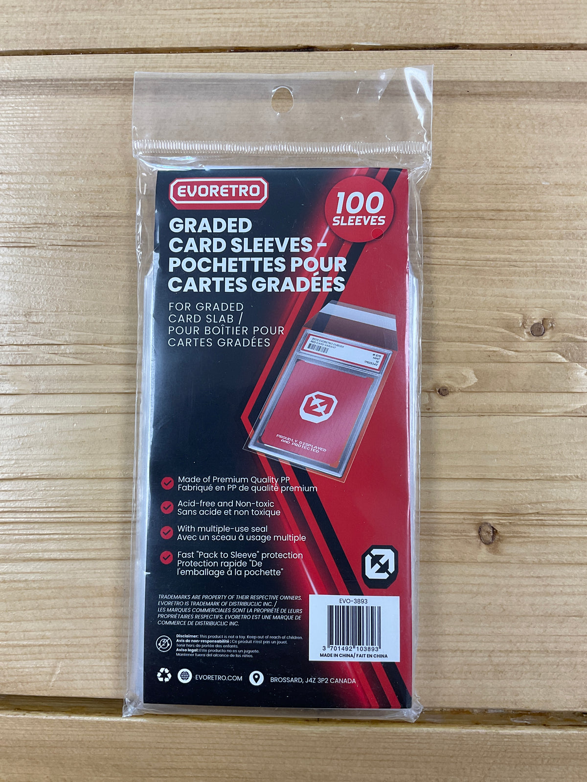 Evoretro Grade caerd sleeves