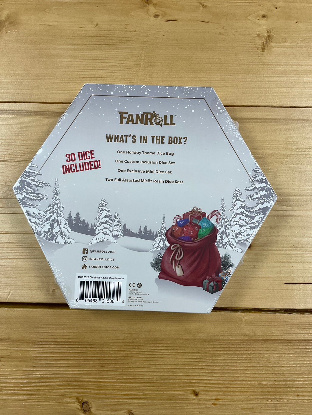 Fanroll Advent calendar Christmas