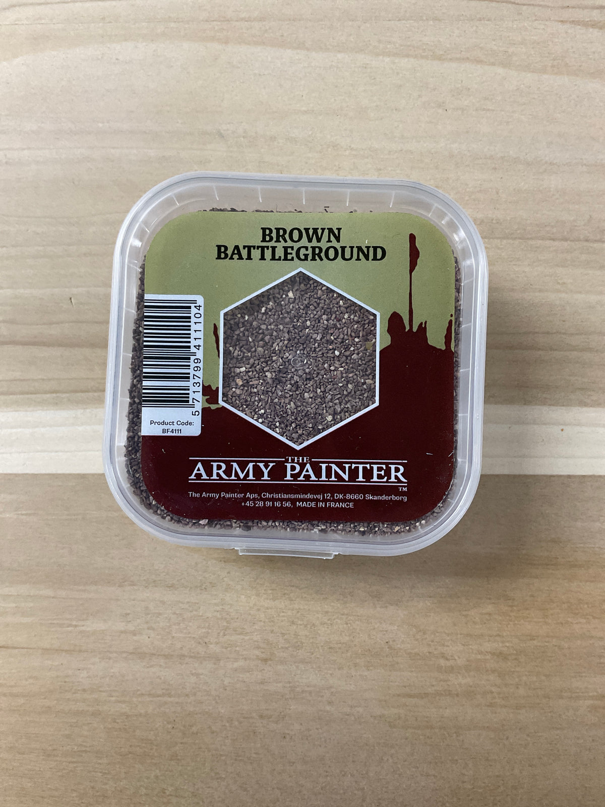 Army painter.  Brown battleground
