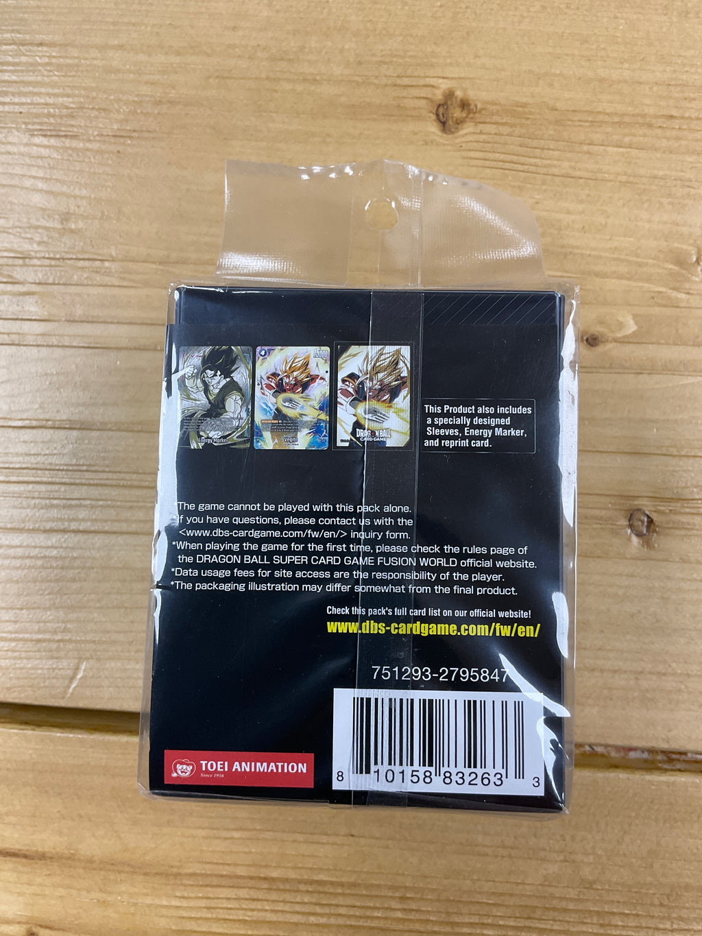 Dragon Ball fusion World Deck box Vegeta