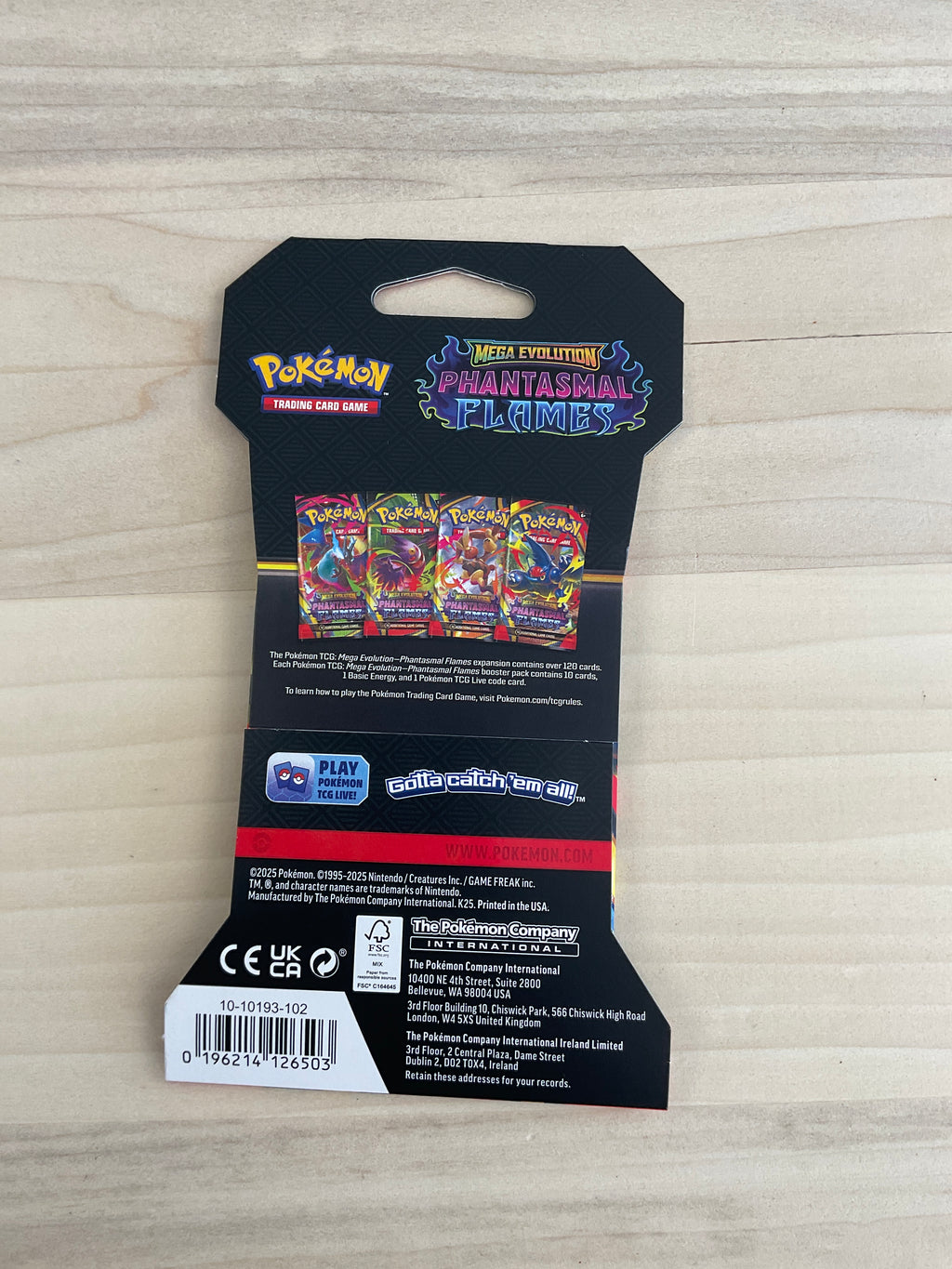 Pokémon Mega evolution phantasmal flames Sleeved