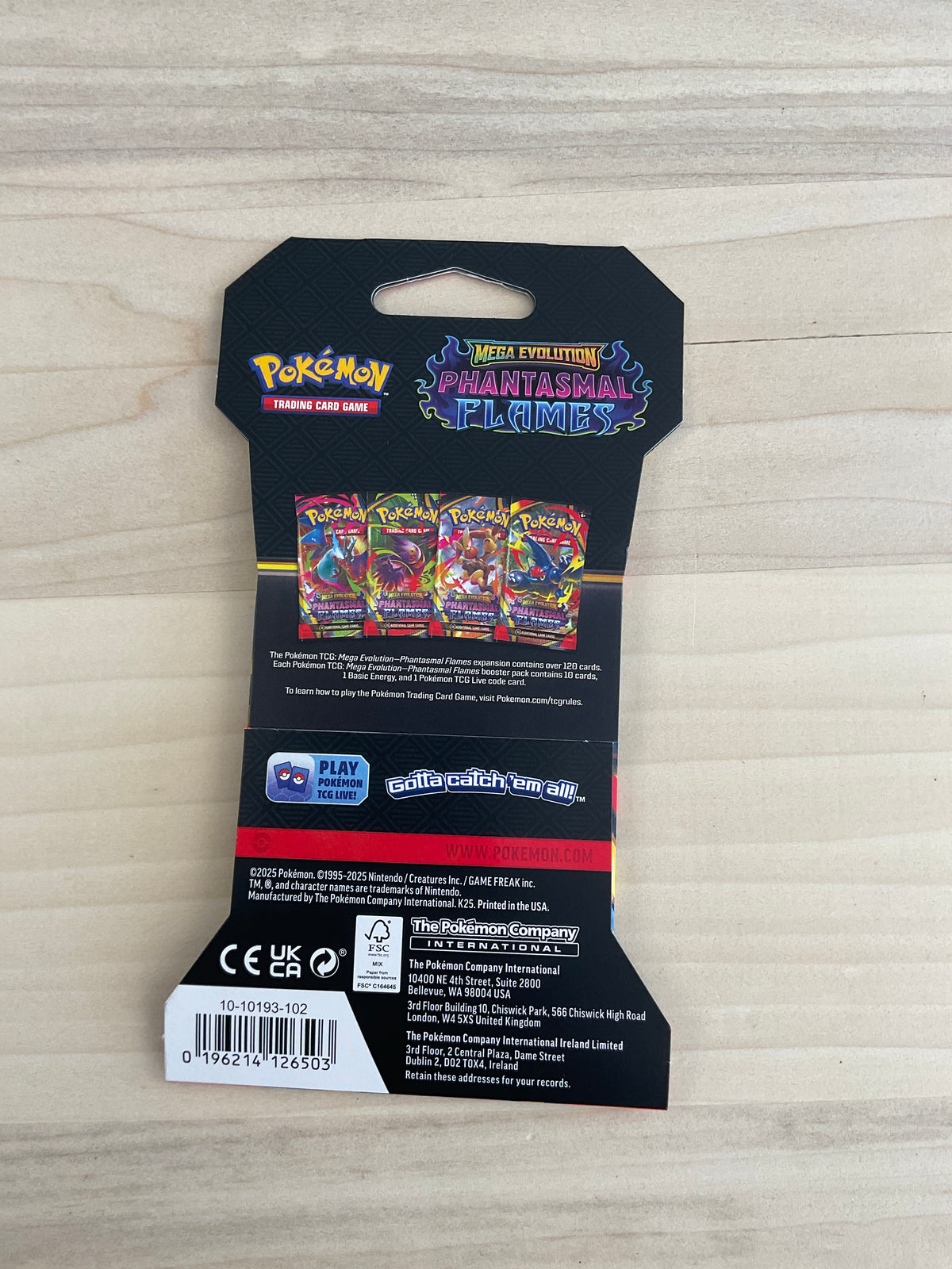 Pokémon Mega evolution phantasmal flames Sleeved