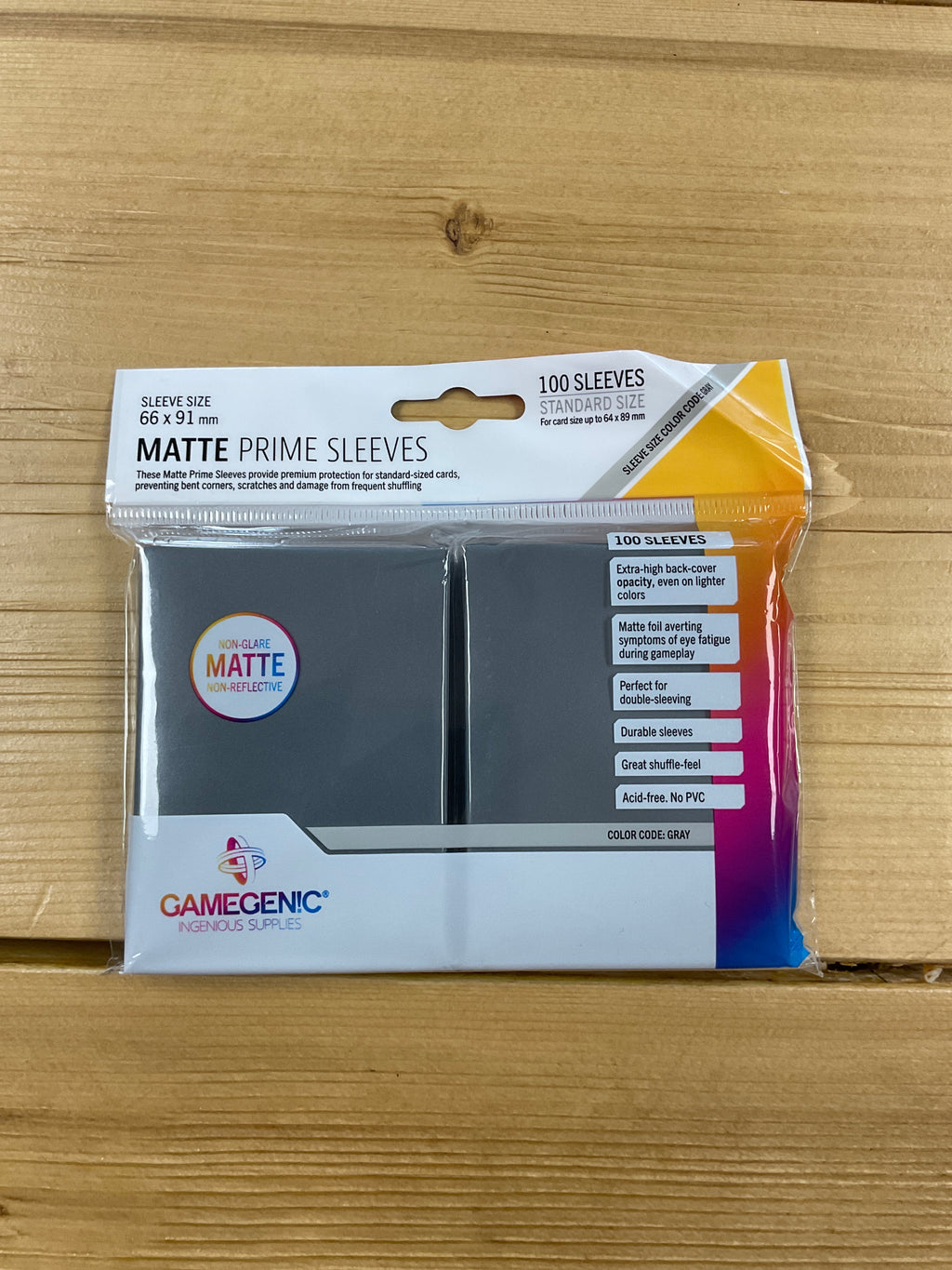 Gamegenic Gray Matte Sleeve