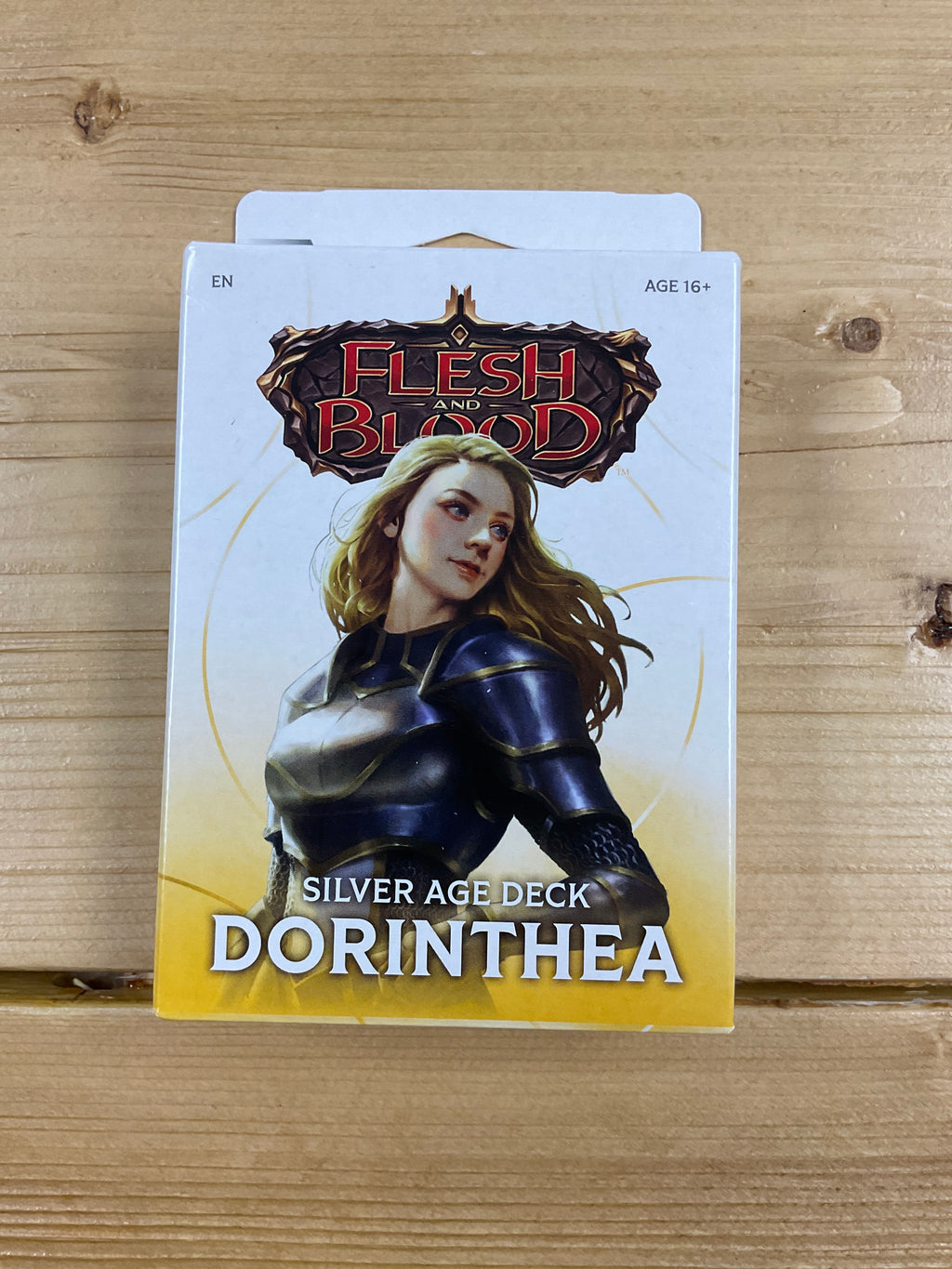 Flesh and Blood silver âge deck.  Dorinthea