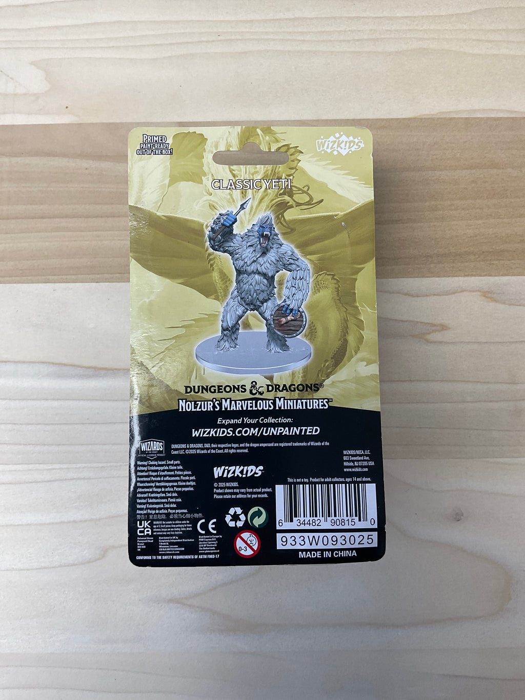 D&d  Nolzur   Classic yeti