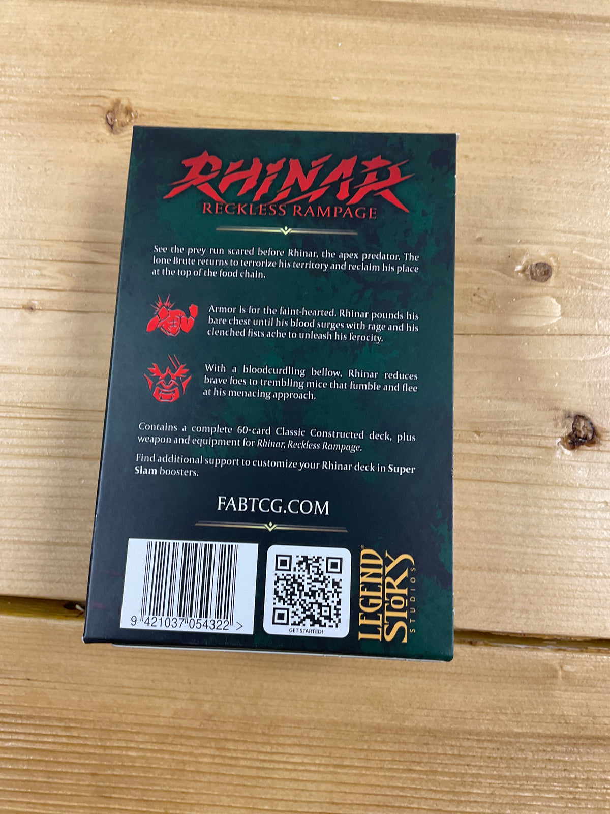 Flesh and Blood  Armory deck   Rhinar