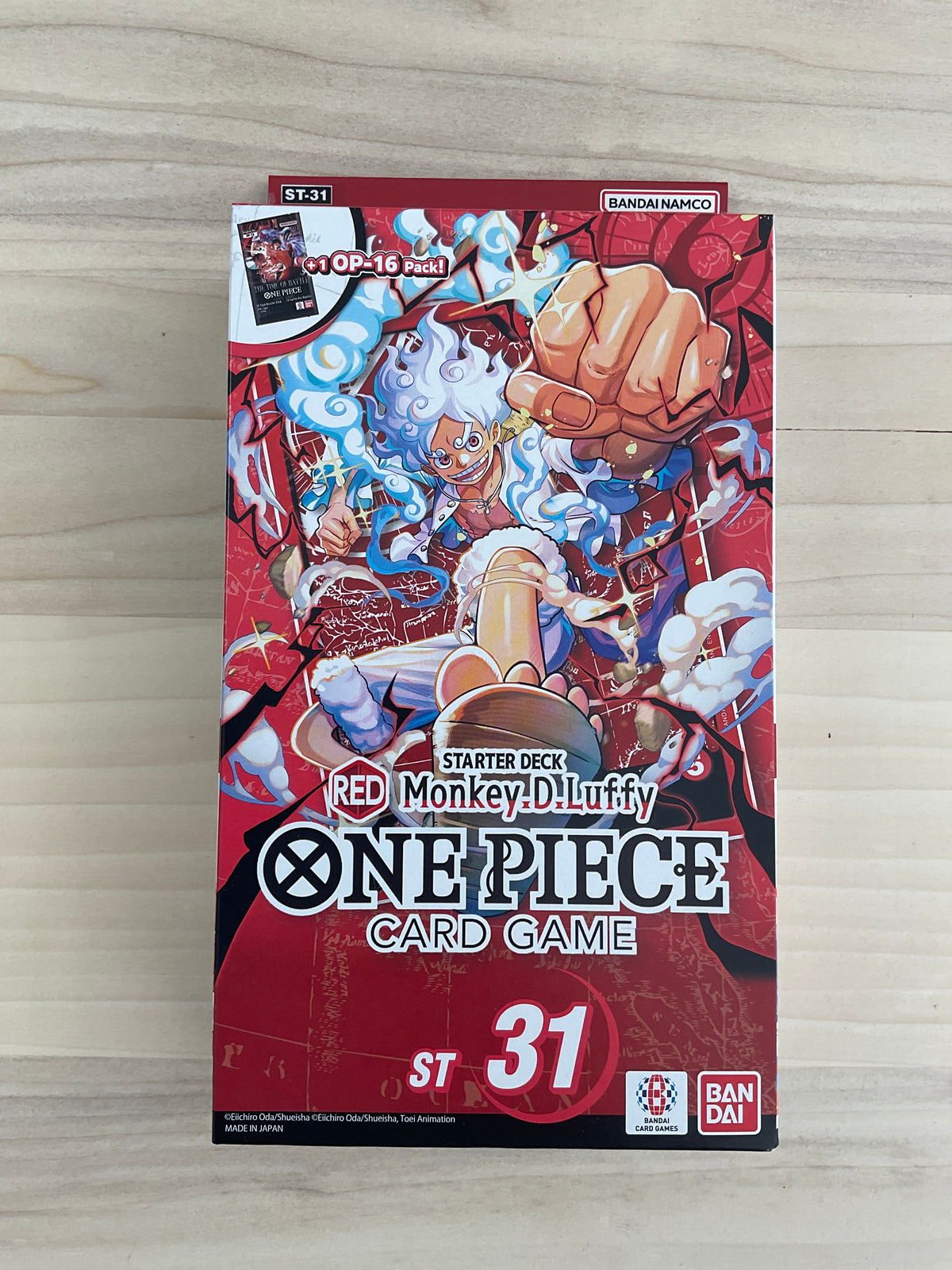 Bandai One Piece Starter deck St31   Monkey d Luffy Red