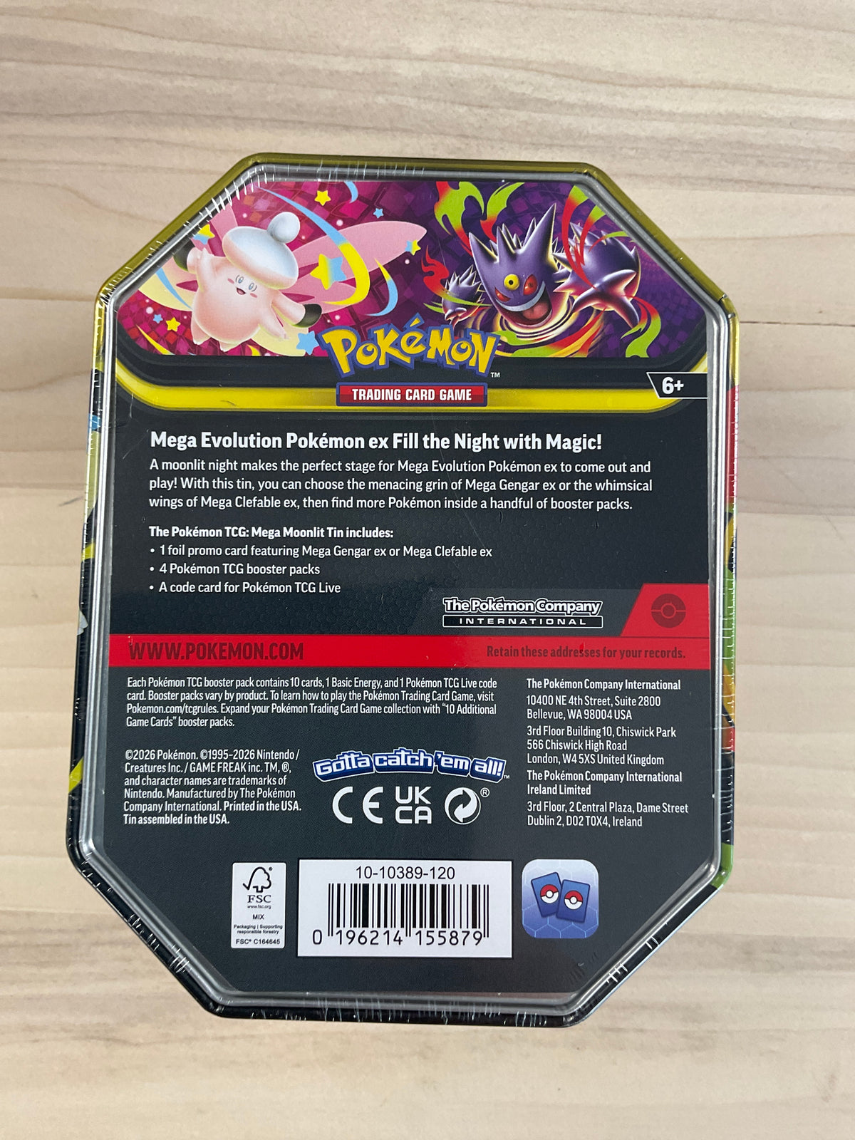 Pokémon tin  Mega  Clefable