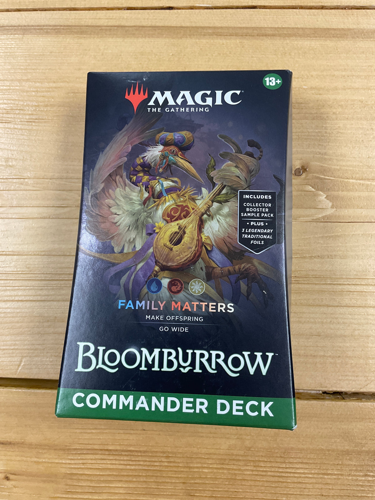 Mtg  Bloomburrow  commander deck   Famaly matters