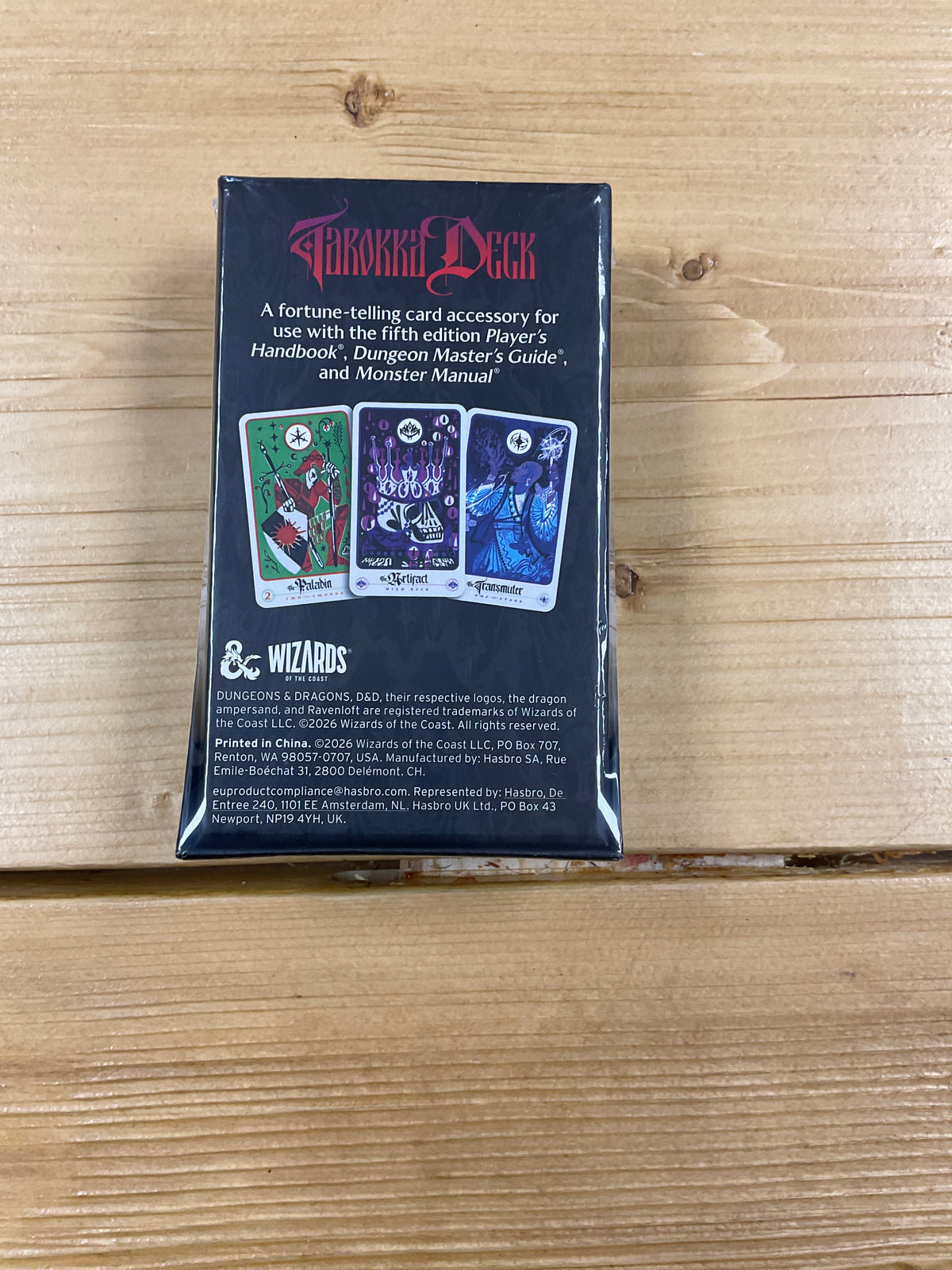 D&d Ravenloft tarokka Deck