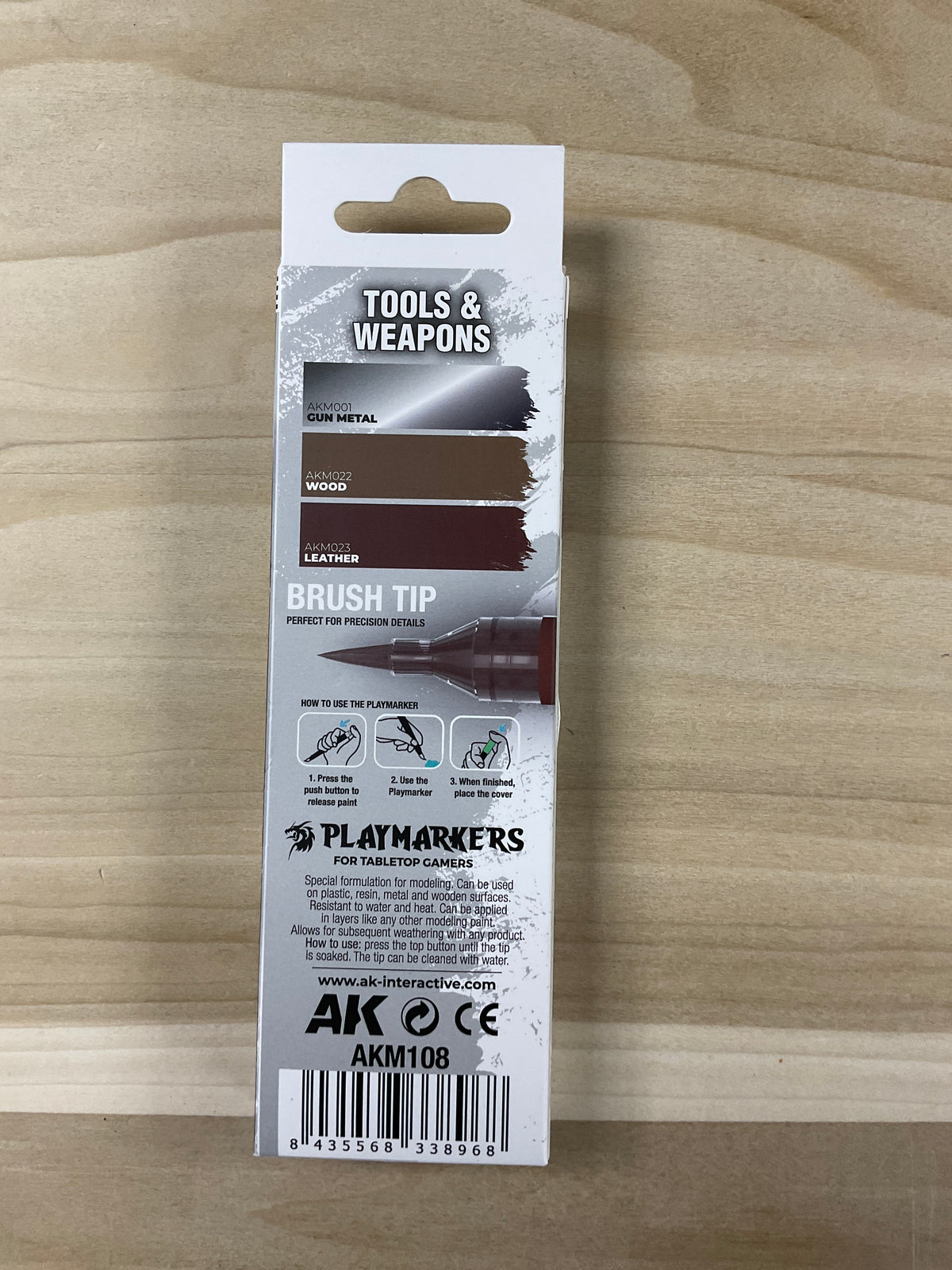 Ak. Playmarker tool & weapond