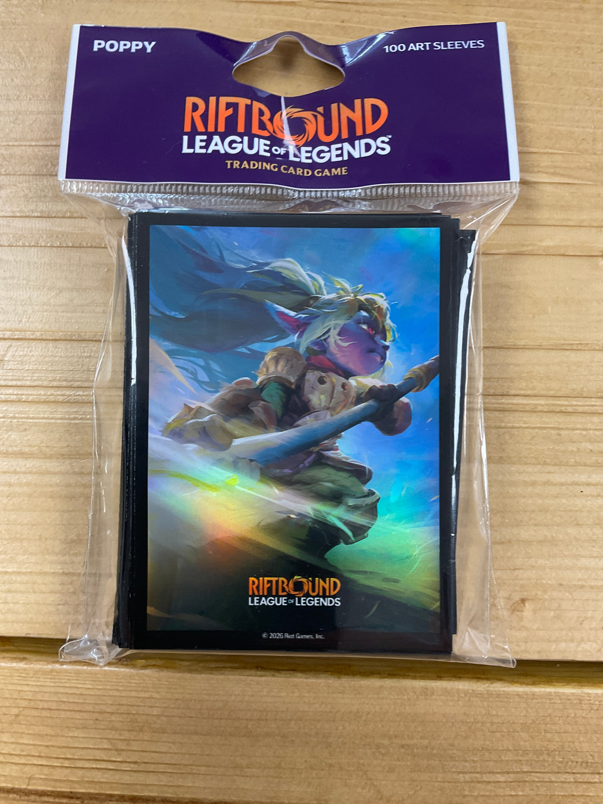 Riftbound league of legends Sleeve Poppy