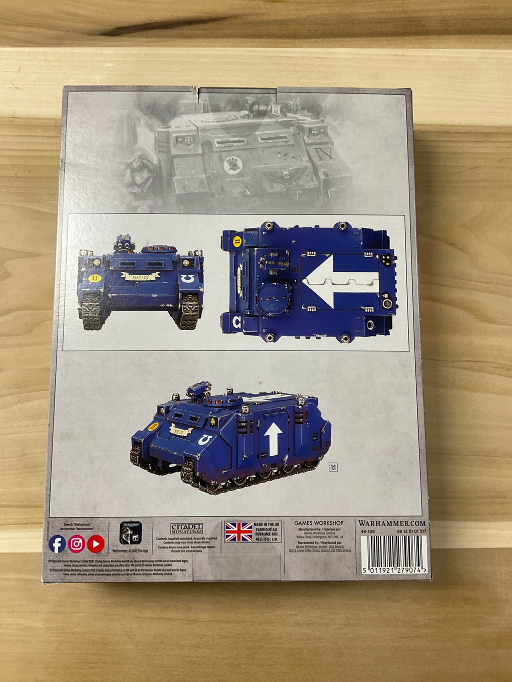 Warhammer 40k Space Marines Rhino