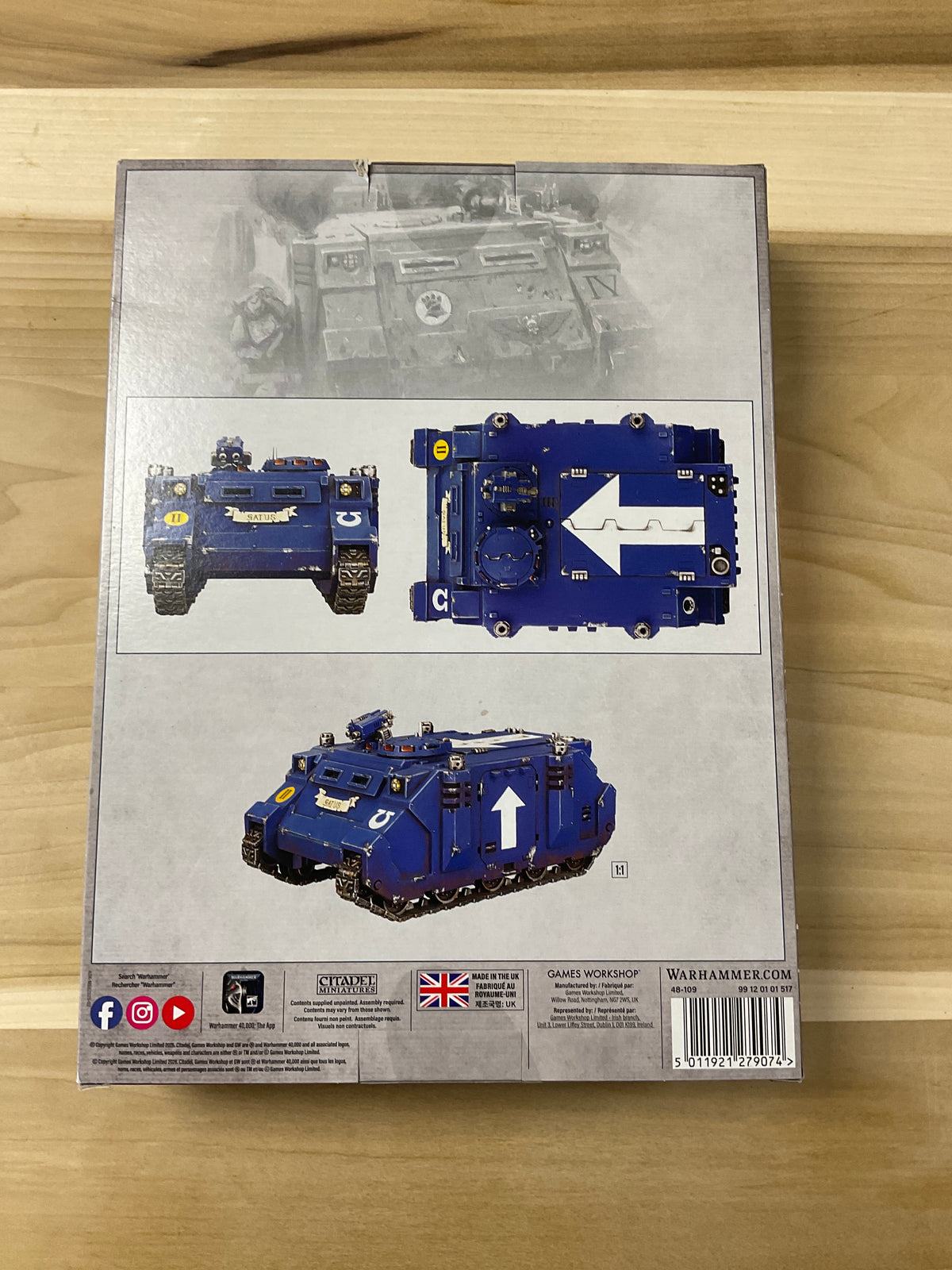 Warhammer 40k Space Marines Rhino