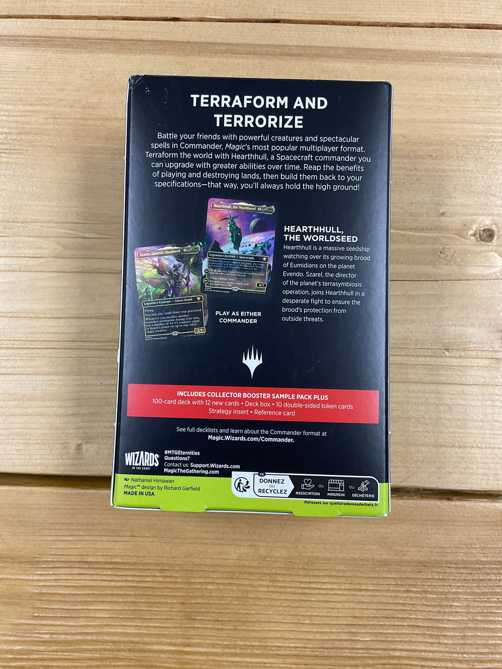 Mtg Edge of eternities  commander deck   World shaper