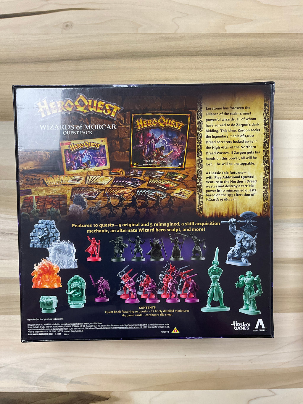 Héros Quest wizards of Morcar