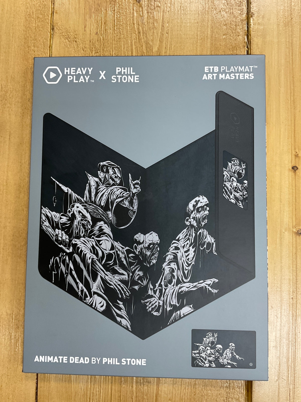 Heavy Play x Phil Stone Etb Playmat Art Masters Animated Dead