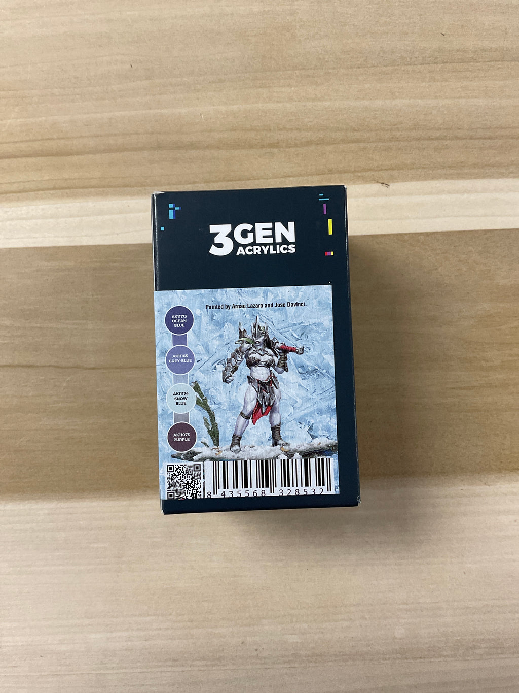 Ak. 3 gen acrylics spécial set.  Frozen flesh