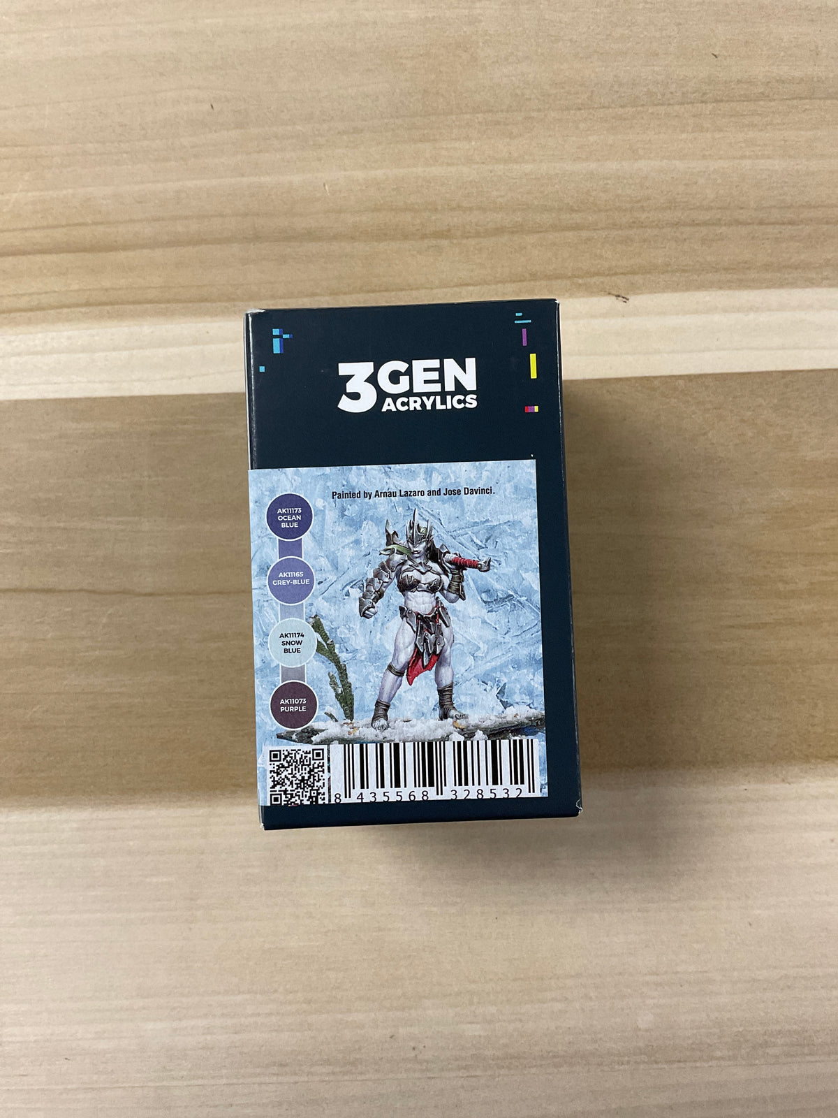 Ak. 3 gen acrylics spécial set.  Frozen flesh