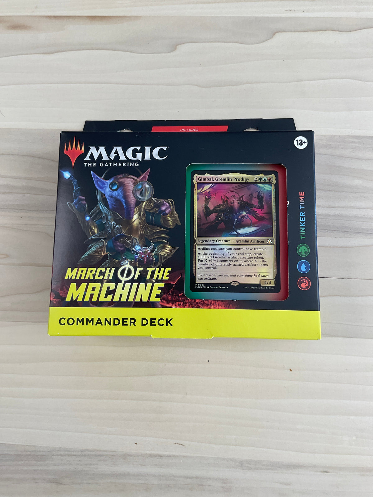 Mtg commander deck Time of the machine  Tinder time