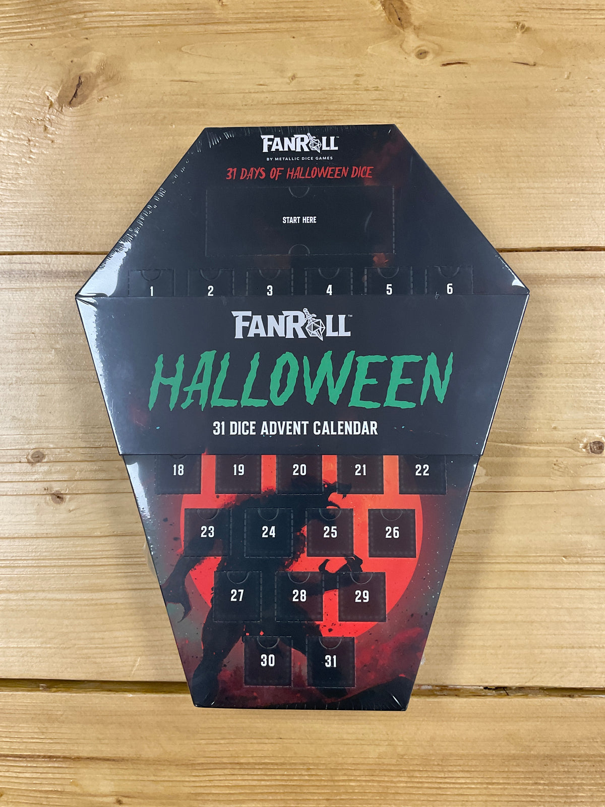 Fanroll Halloween 31 Dice ser advent calendar