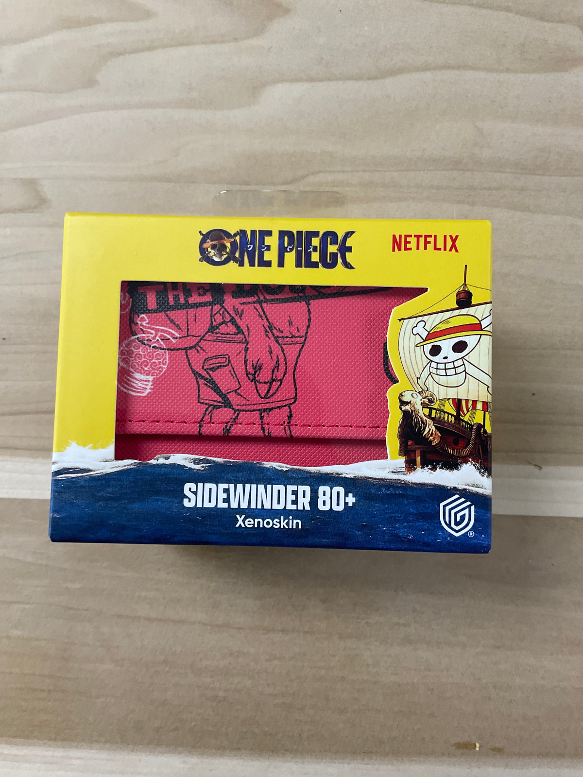 Ultimate guard deck box sidewinder 80+ One Piece Chopper red
