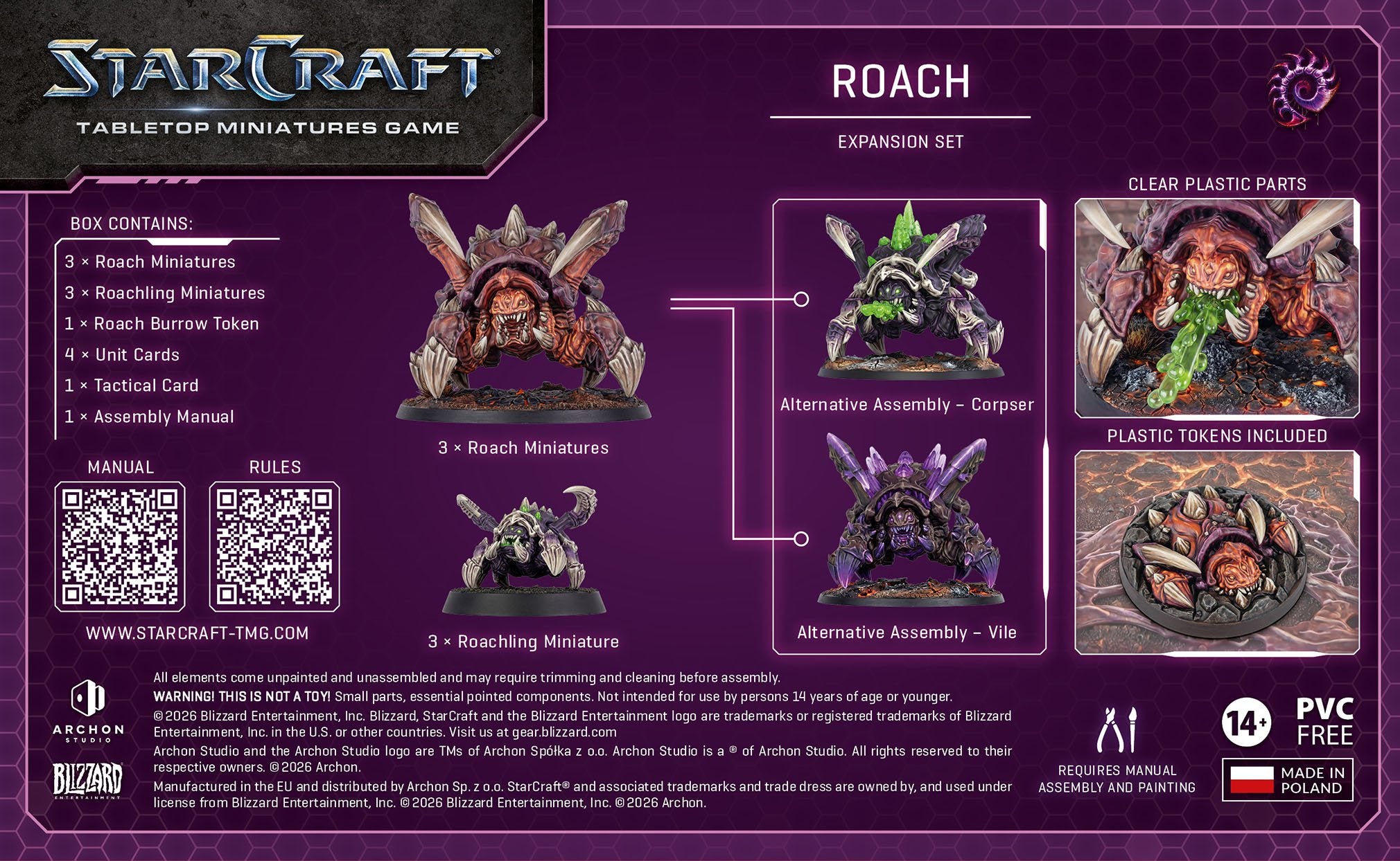 STARCRAFT ZERG ROACH