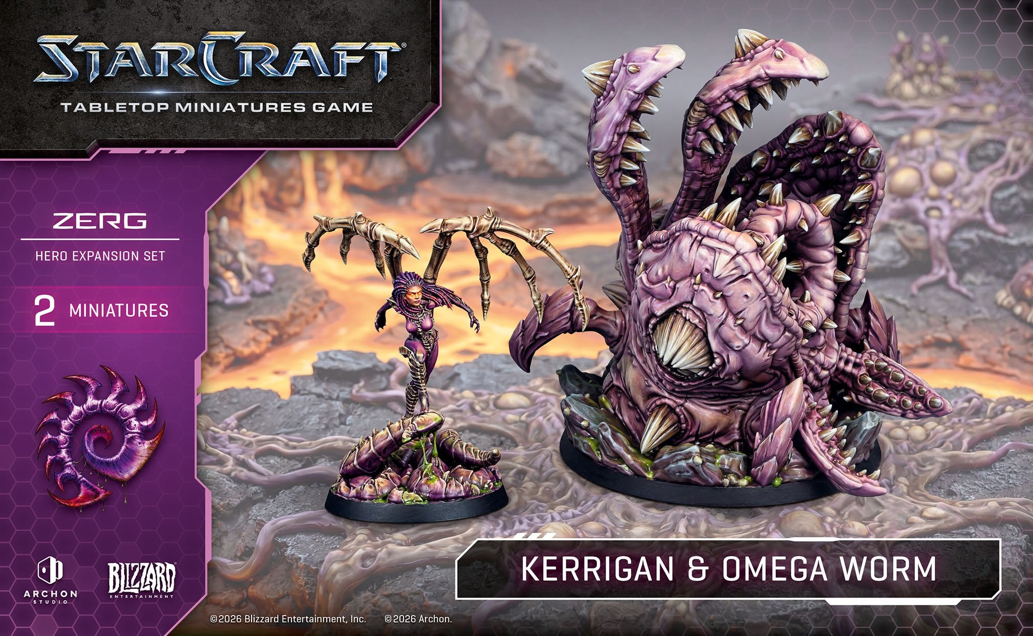 Starcraft  Kerrigan et Omega Worm