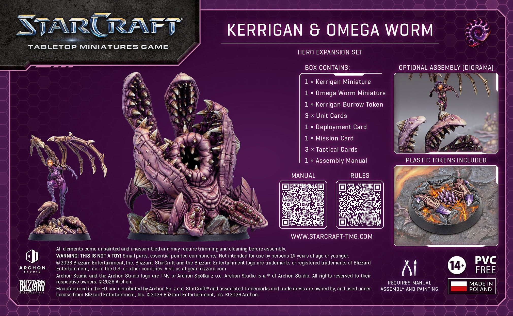 Starcraft  Kerrigan et Omega Worm