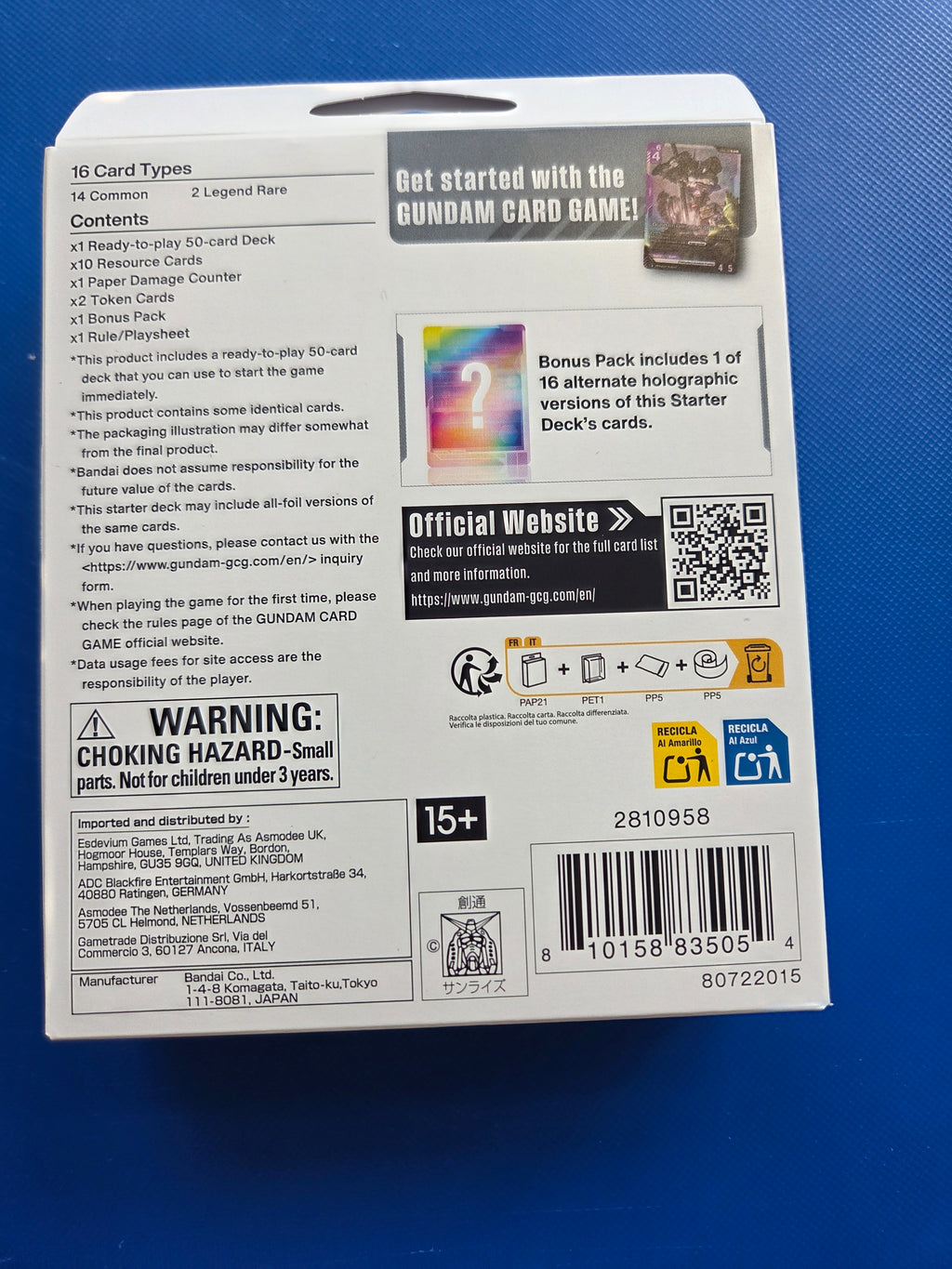 Gundam Starter Iron Bloom st05